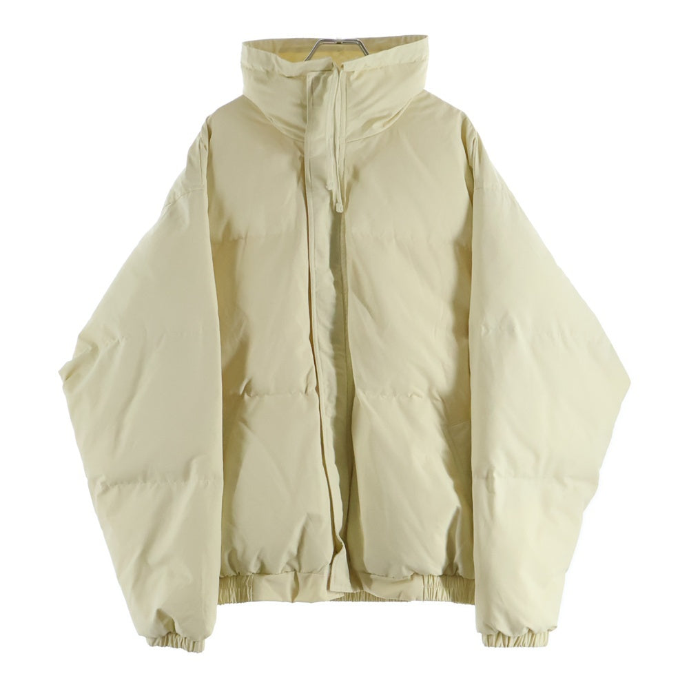 FEAR OF GOD ESSENTIALS(フィアオブゴッド エッセンシャルズ) Zip up puffer jacket ジップアップ スタンドネック パファージャケット イエロー