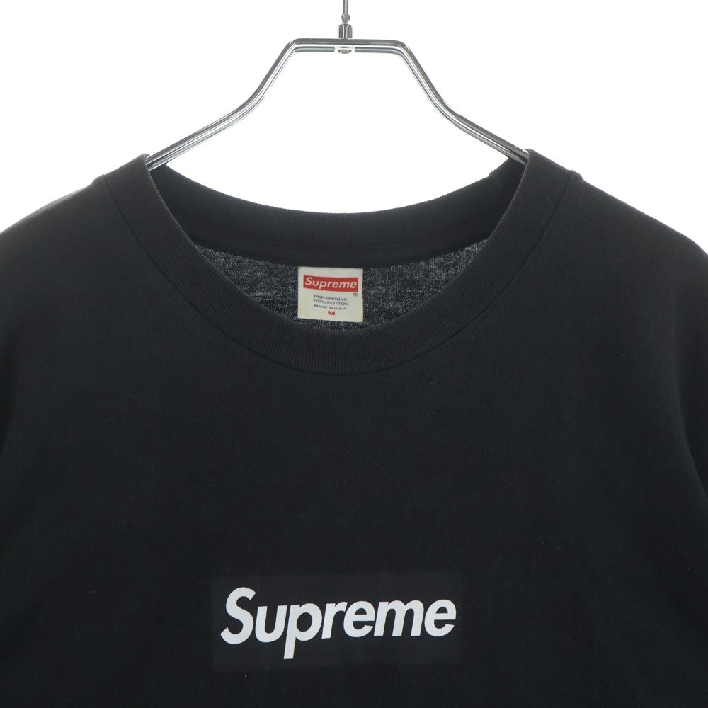 SUPREME(シュプリーム) 20AW Box Logo L/S Tee ボックスロゴ プリント クルーネック 長袖Tシャツ カットソーブラック