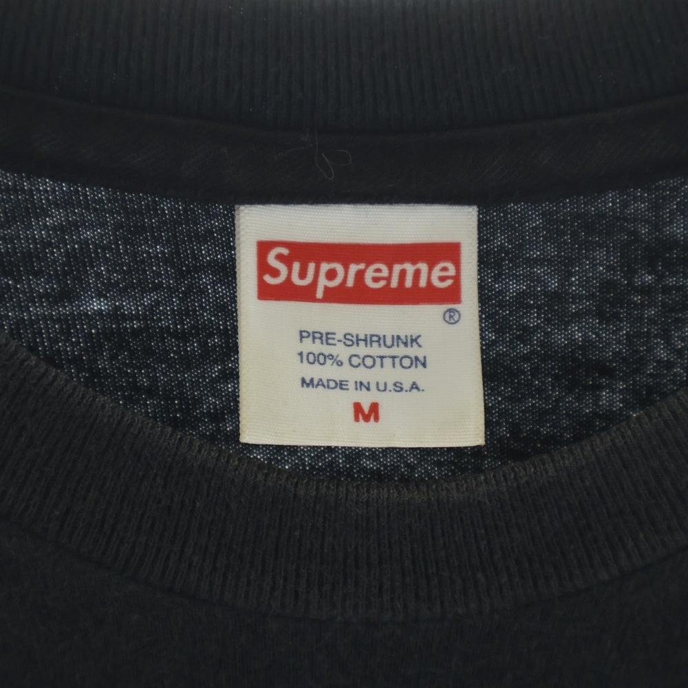 SUPREME(シュプリーム) 20AW Box Logo L/S Tee ボックスロゴ プリント クルーネック 長袖Tシャツ カットソーブラック