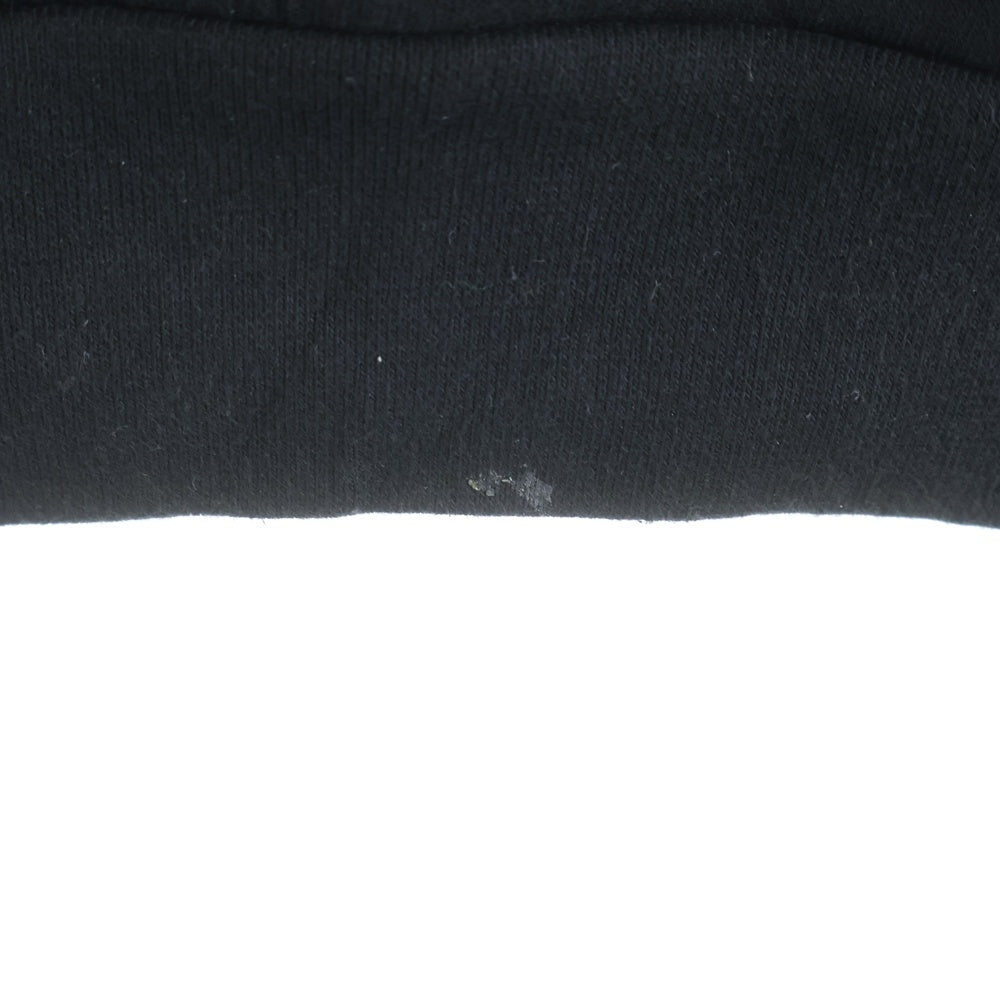 CHROME HEARTS(クロムハーツ) SWTSHRT PLVR 袖フローラルバックホースシュープリントプルオーバーパーカー フーディー ブラック