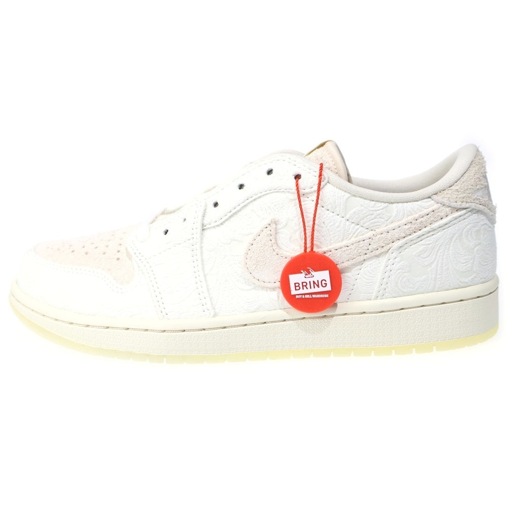 NIKE(ナイキ) × CHRIS PAUL AIR JORDAN 1 LOW OG クリス ポール エアジョーダン1 ローカット スニーカー ホワイト US8.5/26.5cm FZ0455-200