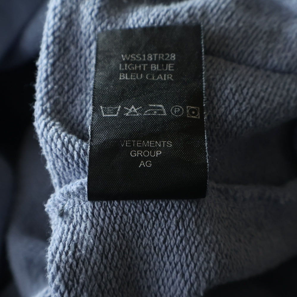 VETEMENTS(ヴェトモン) 18SSRainbows Unicorn Hooded ユニコーンプリントフーデッドパーカーWSS18TR28