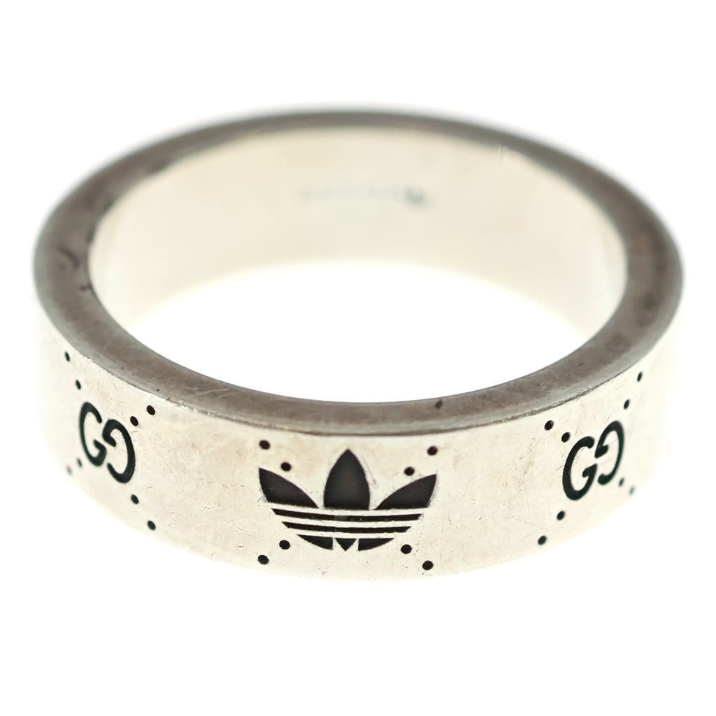 GUCCI(グッチ) × adidas アディダス エングレービングリング シルバー