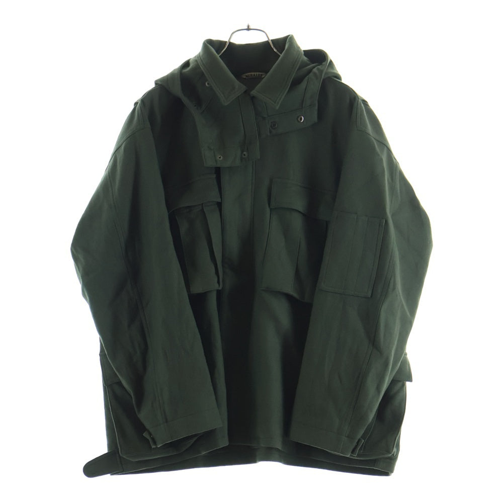 AURALEE(オーラリー) 16AW LIGHT MELTON FLIGHT PARKA ライトメルトン