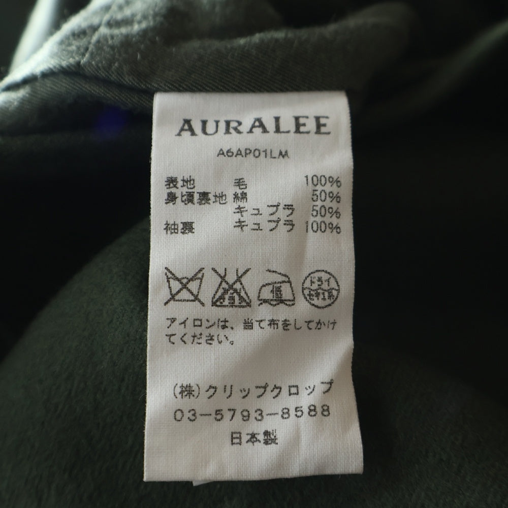 AURALEE(オーラリー) 16AW LIGHT MELTON FLIGHT PARKA ライトメルトン