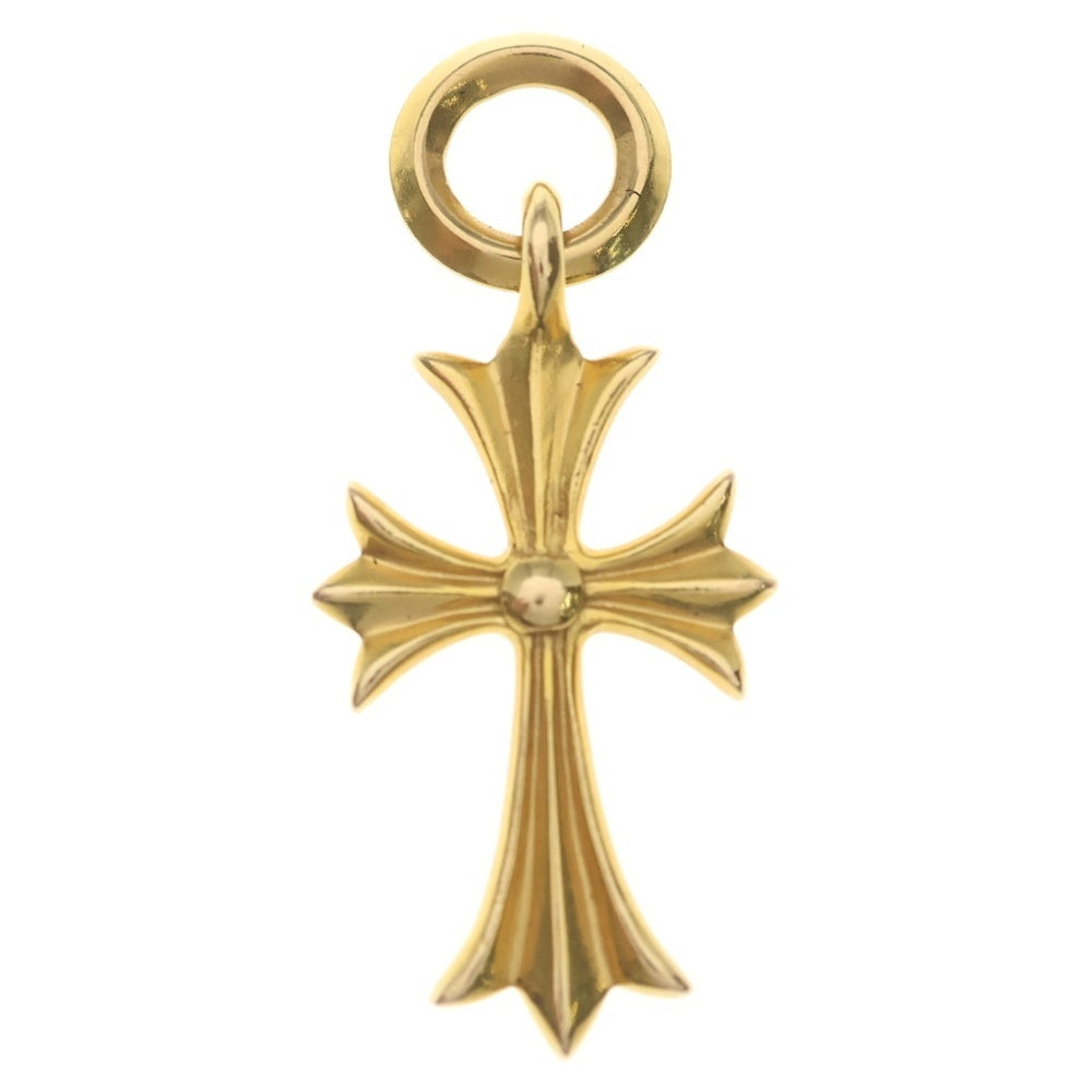CHROME HEARTS(クロムハーツ) 22K TINY CH CROSS タイニーCHクロス ペンダントトップ ゴールド BCA051