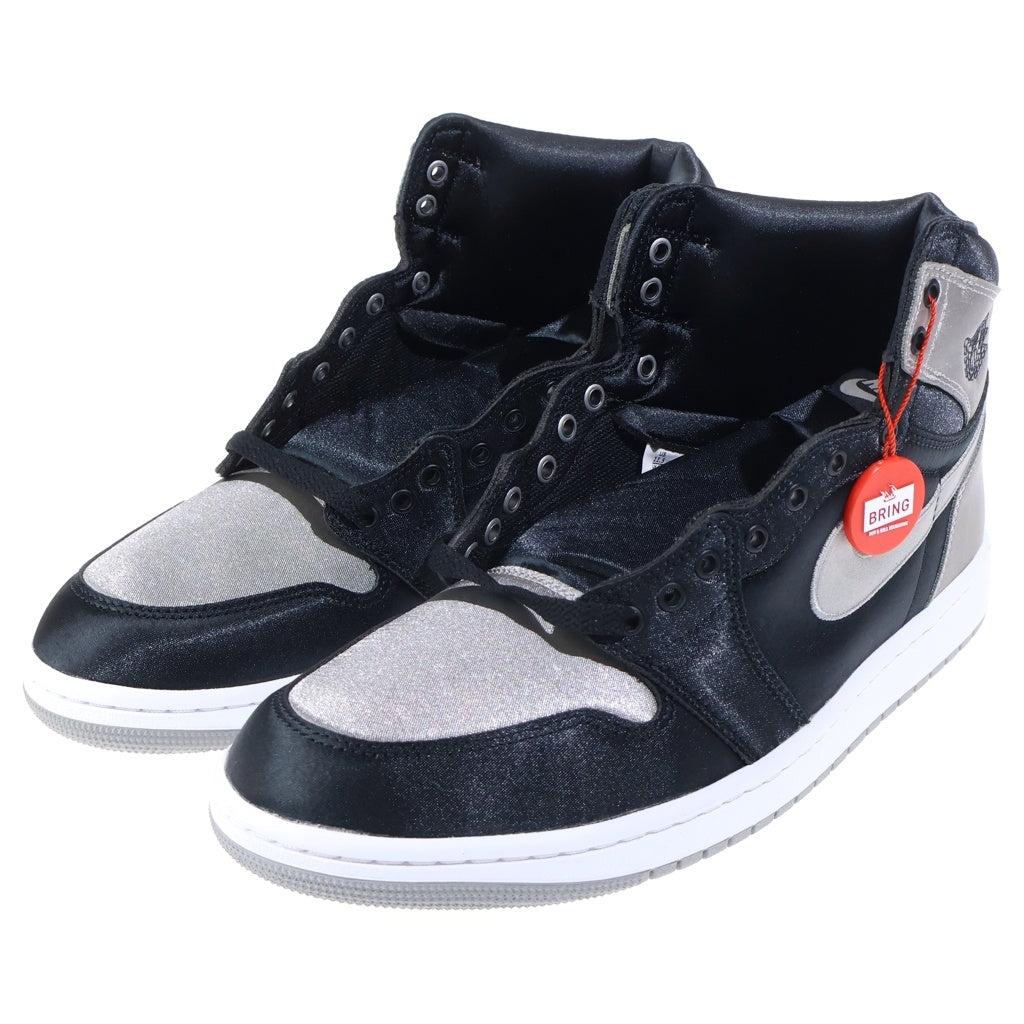 NIKE(ナイキ) WMNS AIR JORDAN 1 RETRO HIGH OG SATIN SHADOW ウィメンズ エアジョーダン1 レトロ サテンシャドウ ハイカットスニーカー US11.5/28.5cm FD4810-010 レディース