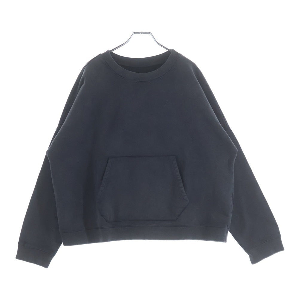 Innocence NYC(イノセンス) 22SS ワンポイントロゴ刺繍クロップドスウェットトレーナー グレー ICN-22SS-SWT002