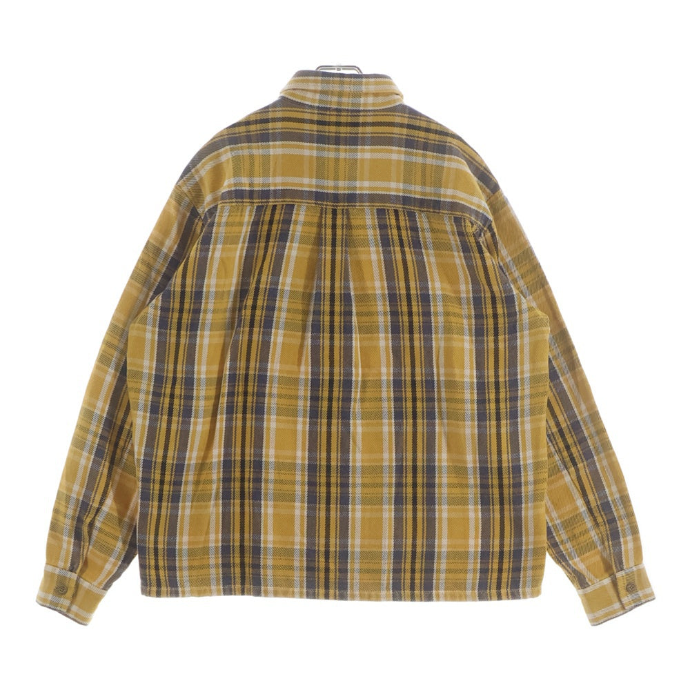 Innocence NYC(イノセンス) チェック 長袖 シャツ ネルシャツ イエロー