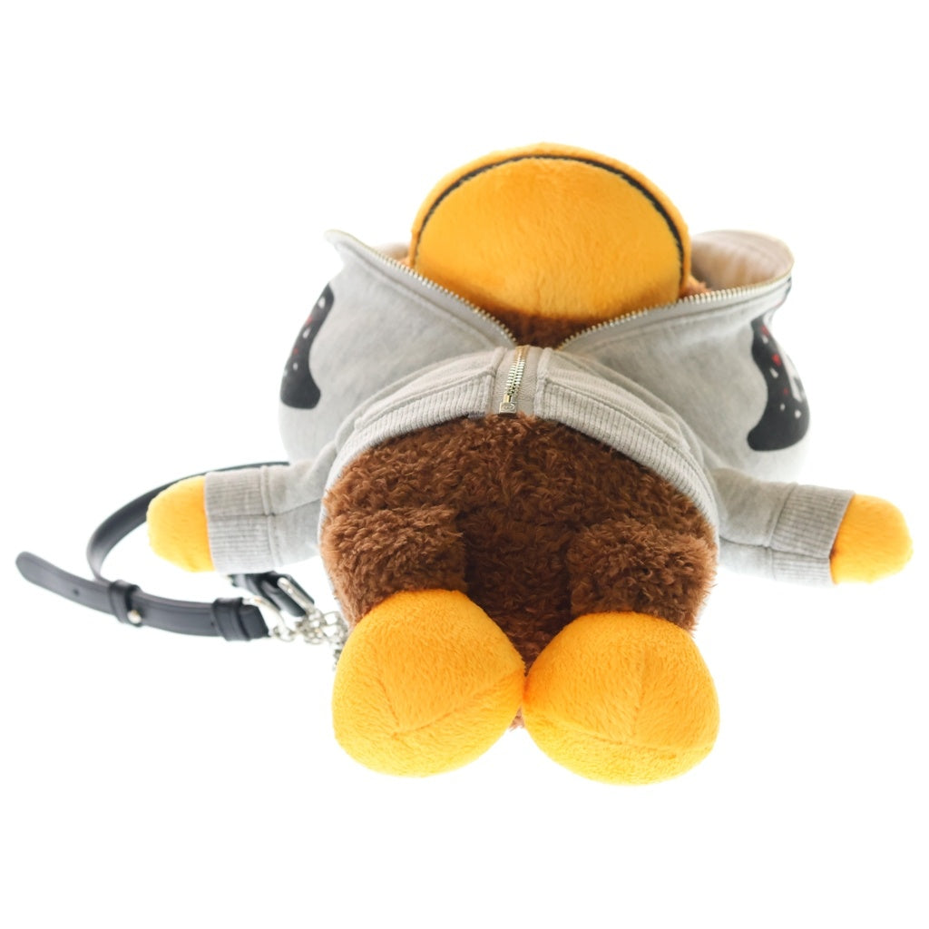 A BATHING APE(アベイシングエイプ) BABY MILO ベビーマイロ ぬいぐるみ リュック バックパック ブラウン/グレー