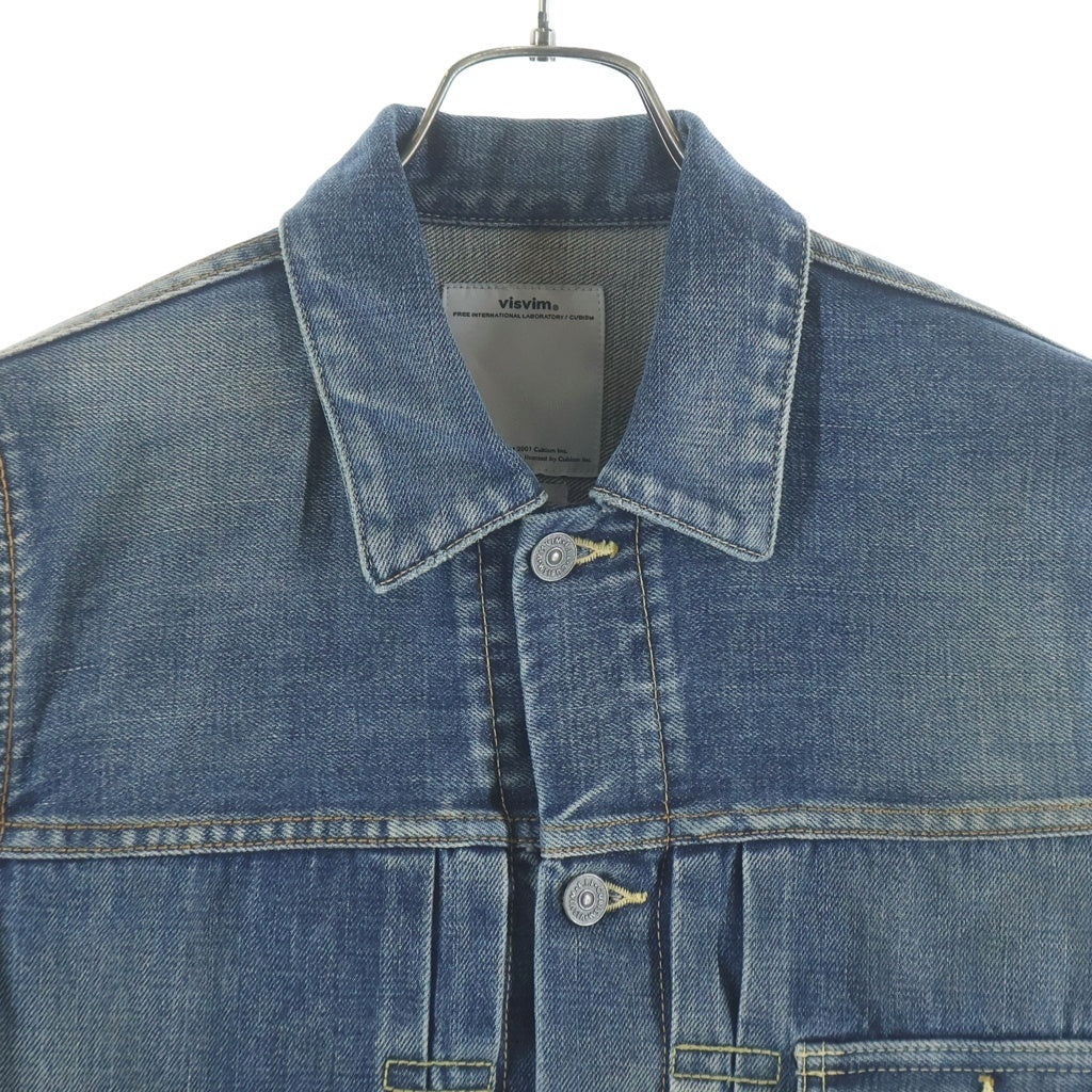 VISVIM(ヴィスヴィム) 12AW 1st デニム トラッカー ジャケット インディゴ 0112205006002