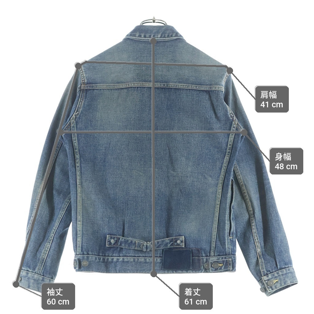 VISVIM(ヴィスヴィム) 12AW 1st デニム トラッカー ジャケット インディゴ 0112205006002