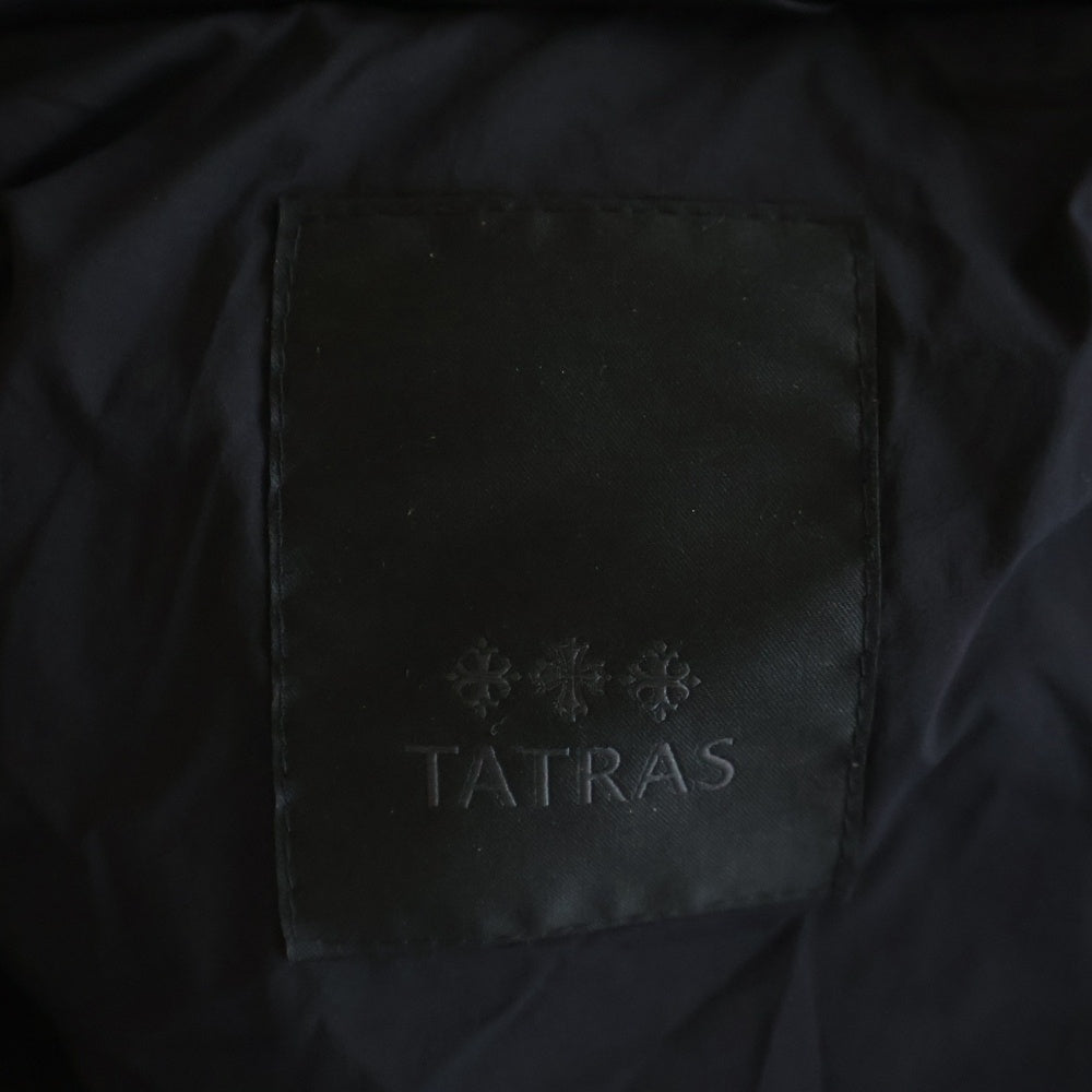 TATRAS(タトラス) 23AW Belbio Jacket ベルビオ ジャケット アームロゴ ダウンジャケット ブラック MTOU23A4893-D