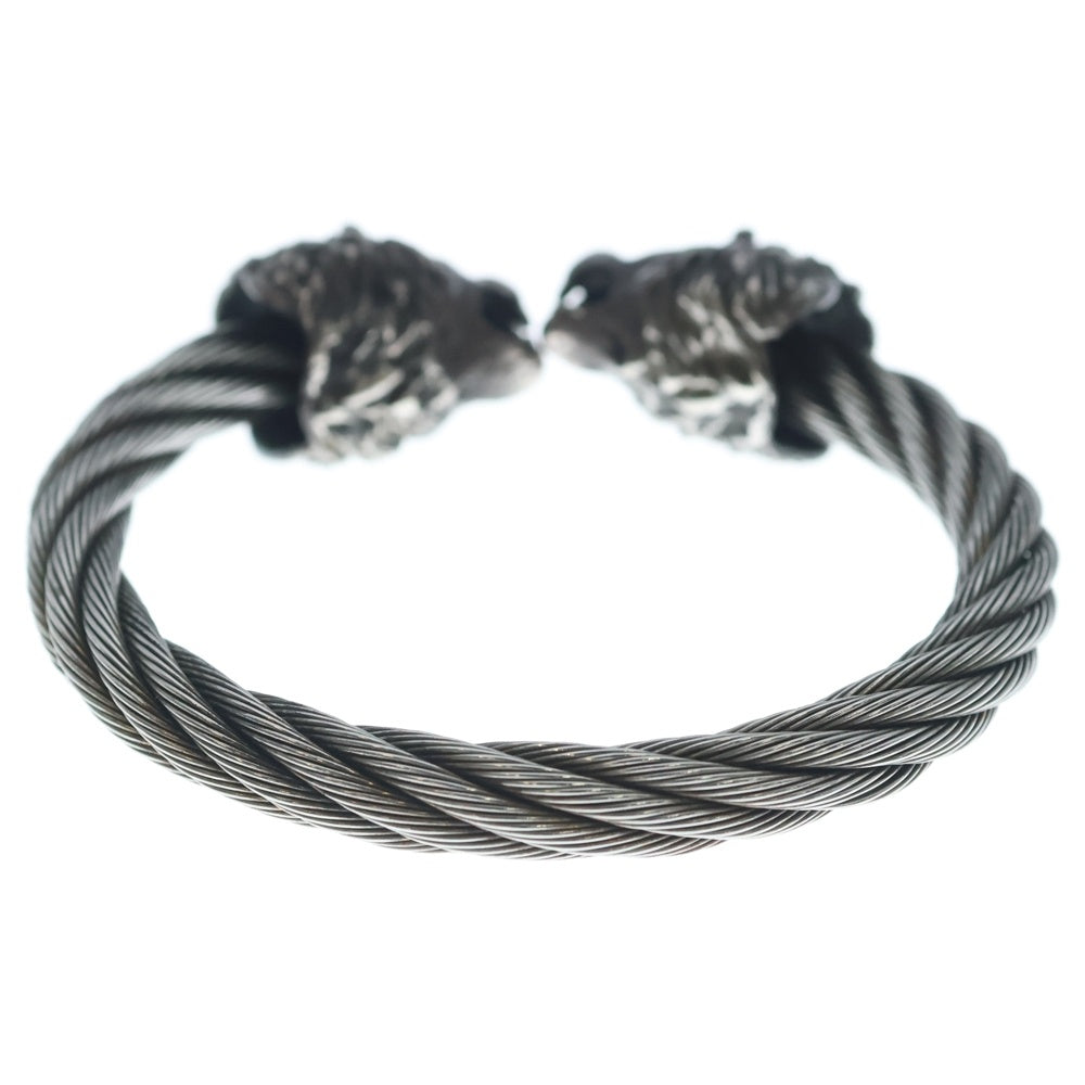 Gaboratory/Gabor(ガボラトリー/ガボール) LION STAINLESS WIRE BANGLE ライオン ステンレス ワイヤー バングル ブレスレット シルバー