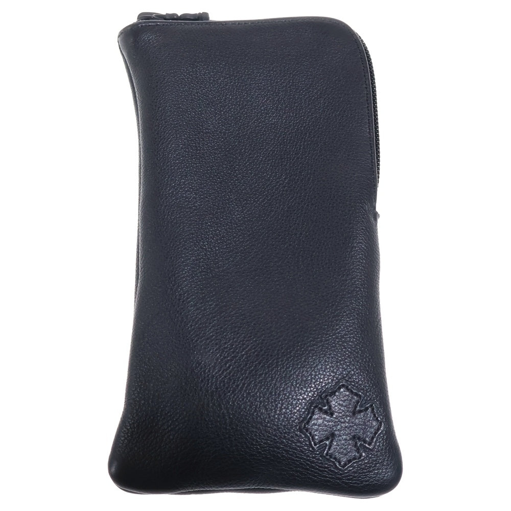 CHROME HEARTS(クロムハーツ) SITONIT CHプラステンプルウェリントンサングラス アイウェア ブラック/シルバー