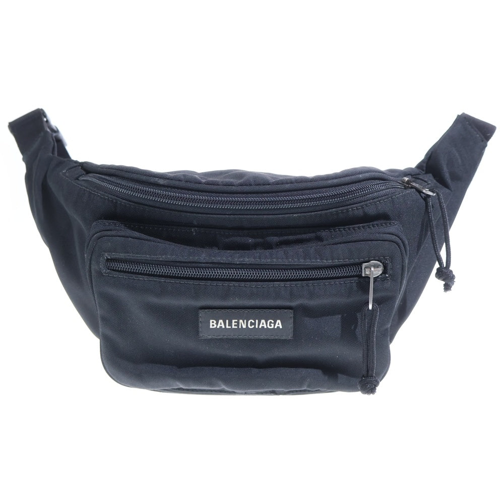 BALENCIAGA(バレンシアガ) XPLORER BELT PACK エクスプローラーベルトパック ロゴエンブロイダリー ショルダーバッグ ブラック 482389-1000