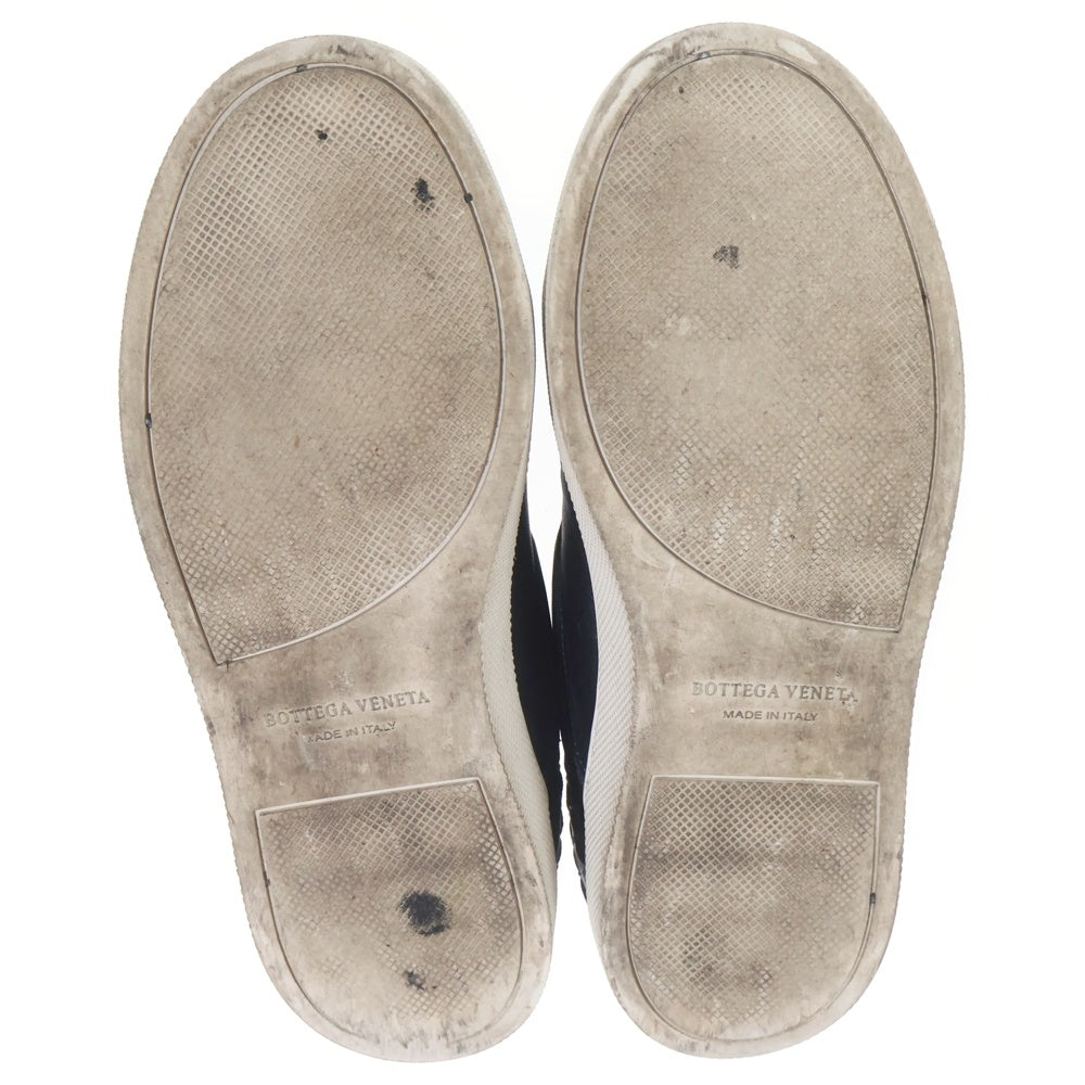 BOTTEGA VENETA(ボッテガヴェネタ) Intrecciato Leather Shoes イントレチャート レザーローカットスニーカー ブラック
