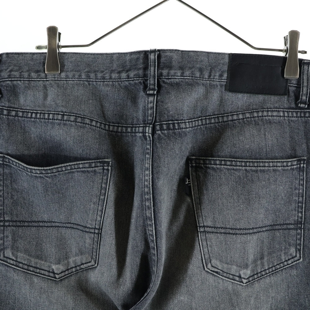 Jieda(ジエダ) 9AW 2WAY FLARE DENIM PANTS レイヤード フレア デニム パンツ グレー Jie-19AW-PT10