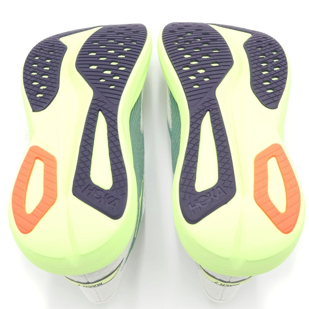 HOKA ONE ONE(ホカオネオネ) M MACH 7 WIDE マチ ワイド ローカットスニーカー イエロー US8/26cm 1171905
