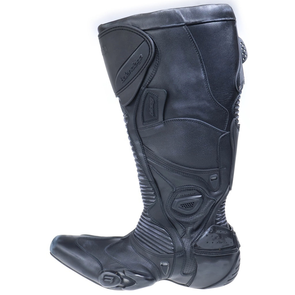 BALENCIAGA(バレンシアガ) 23AW LEATHER BIKER BOOTS レザー ロング バイカーブーツ ブラック 762100 WB6A2