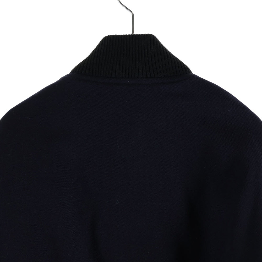 Yohji Yamamoto PRODUCE(ヨウジヤマモト プールオム) 18AW × NEW ERA Stadium Jacke スタジアム ジャケット スタジャン ネイビー HV-Y30-811