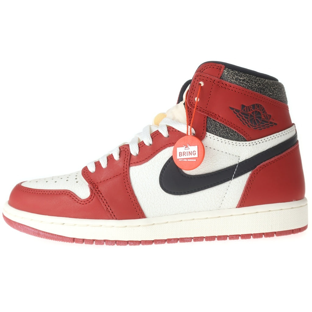 NIKE(ナイキ) AIR JORDAN 1 HIGH OG CHICAGO LOST & FOUND エアジョーダン1 シカゴ ロストアンドファウンド ハイカットスニーカー レッド US10/28cm DZ5485-612