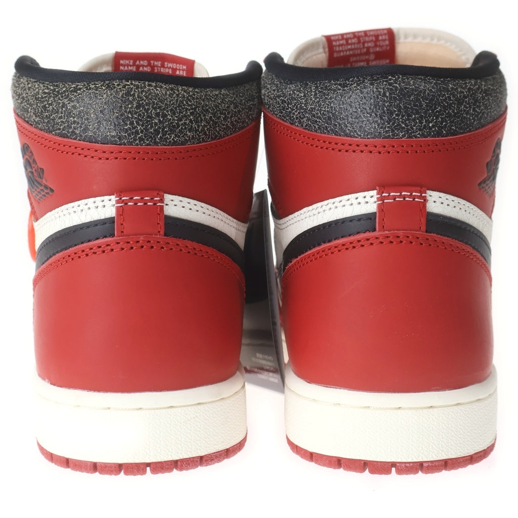 NIKE(ナイキ) AIR JORDAN 1 HIGH OG CHICAGO LOST & FOUND エアジョーダン1 シカゴ ロストアンドファウンド ハイカットスニーカー レッド US10/28cm DZ5485-612