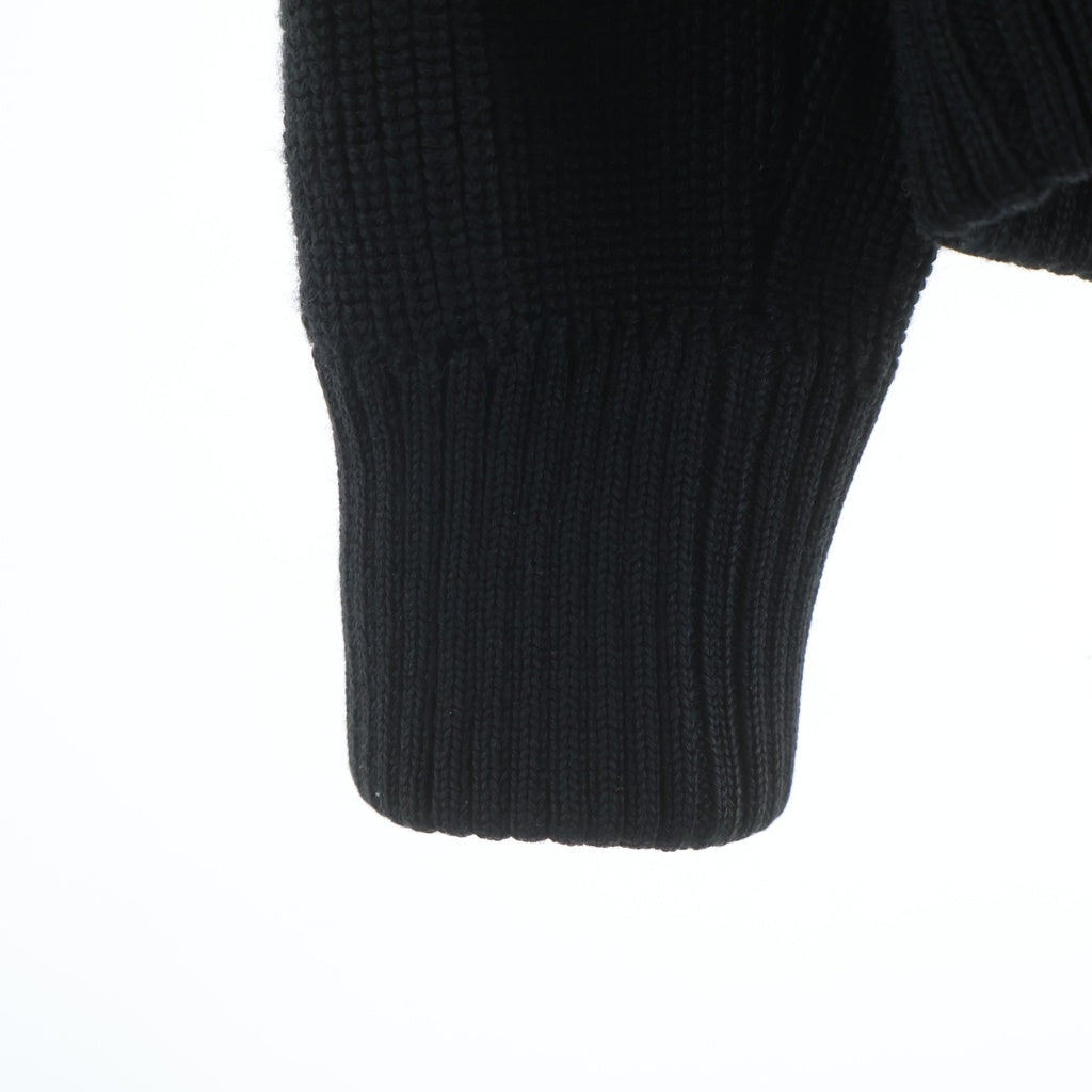 MONCLER(モンクレール) 18AW MAGLIONE TRICOT CARDIGAN アームニット切替 ナイロン ダウンジャケット ブラック D20919402800