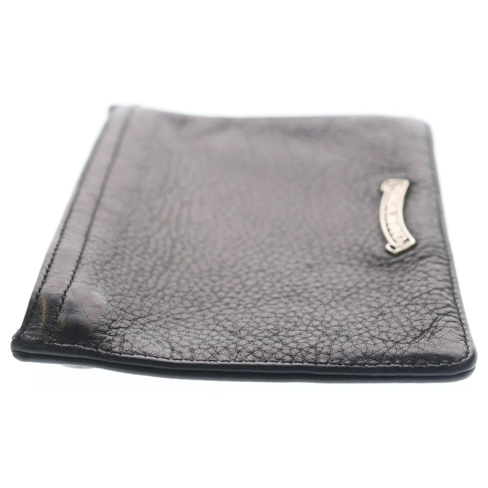 CHROME HEARTS(クロムハーツ) ZPR CHNG PURSE2 チェンジパース2 レザーコインケース ブラック