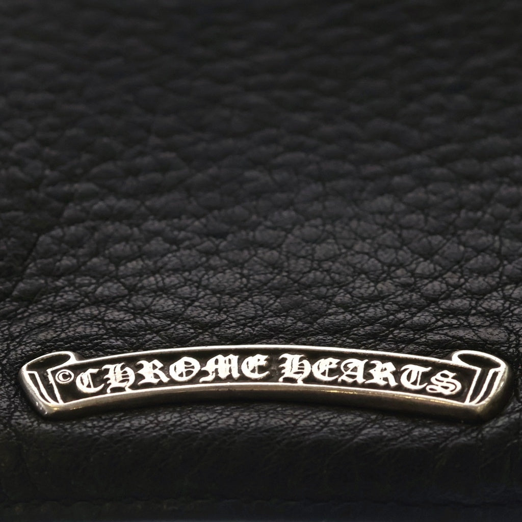 CHROME HEARTS(クロムハーツ) ZPR CHNG PURSE2 チェンジパース2 レザーコインケース ブラック