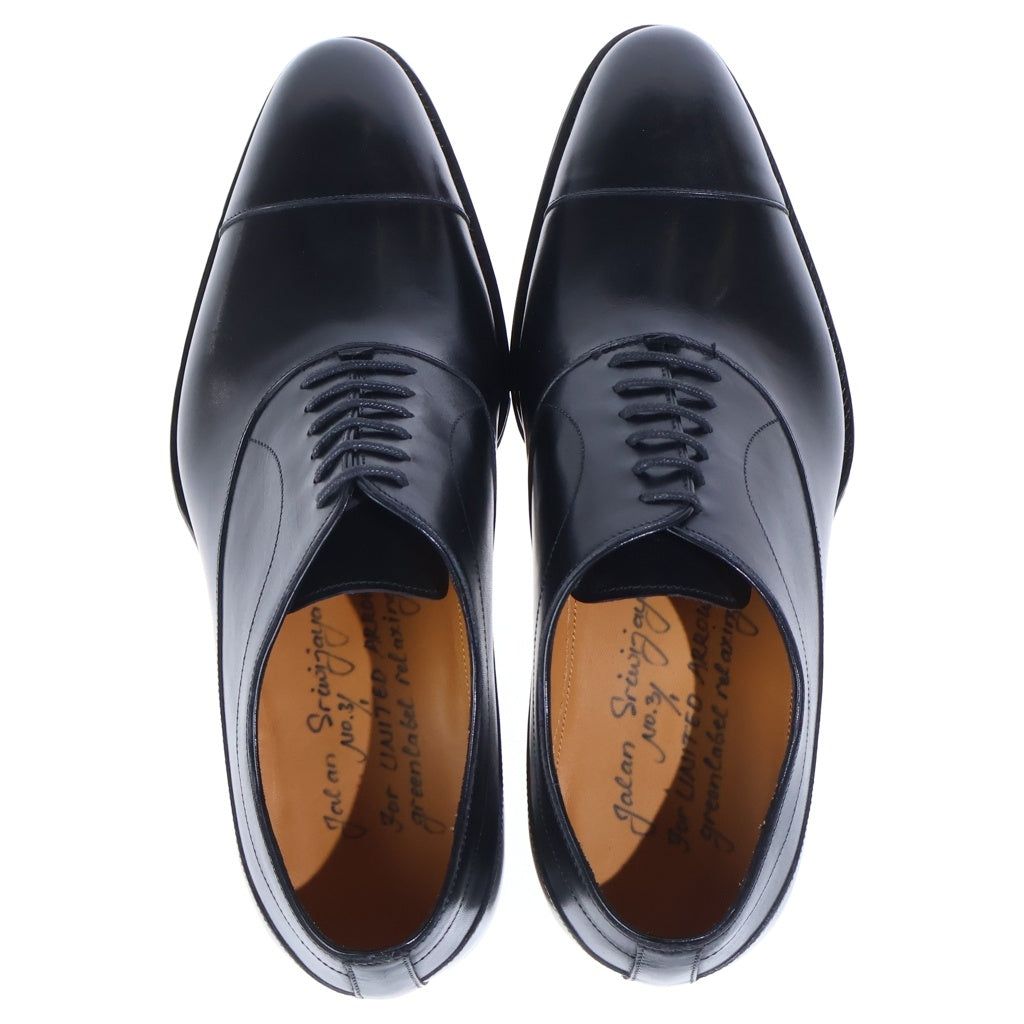 Jalan Sriwijaya(ジャランスリワヤ) × UNITED ARROWS ユナイテッドアローズ ストレートチップ レザー シューズ ブラック 6707