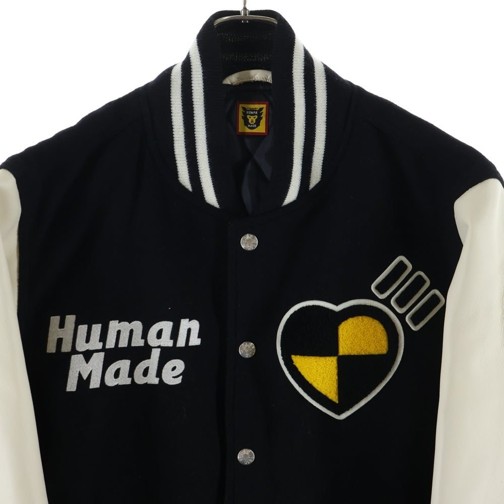 HUMAN MADE(ヒューマンメイド) 22SS ×A$AP ROCKY HUMAN TESTING PIZZA エイサップロッキー ヒューマン テスト ピザ ヴァーシティジャケット スタジャン マルチ
