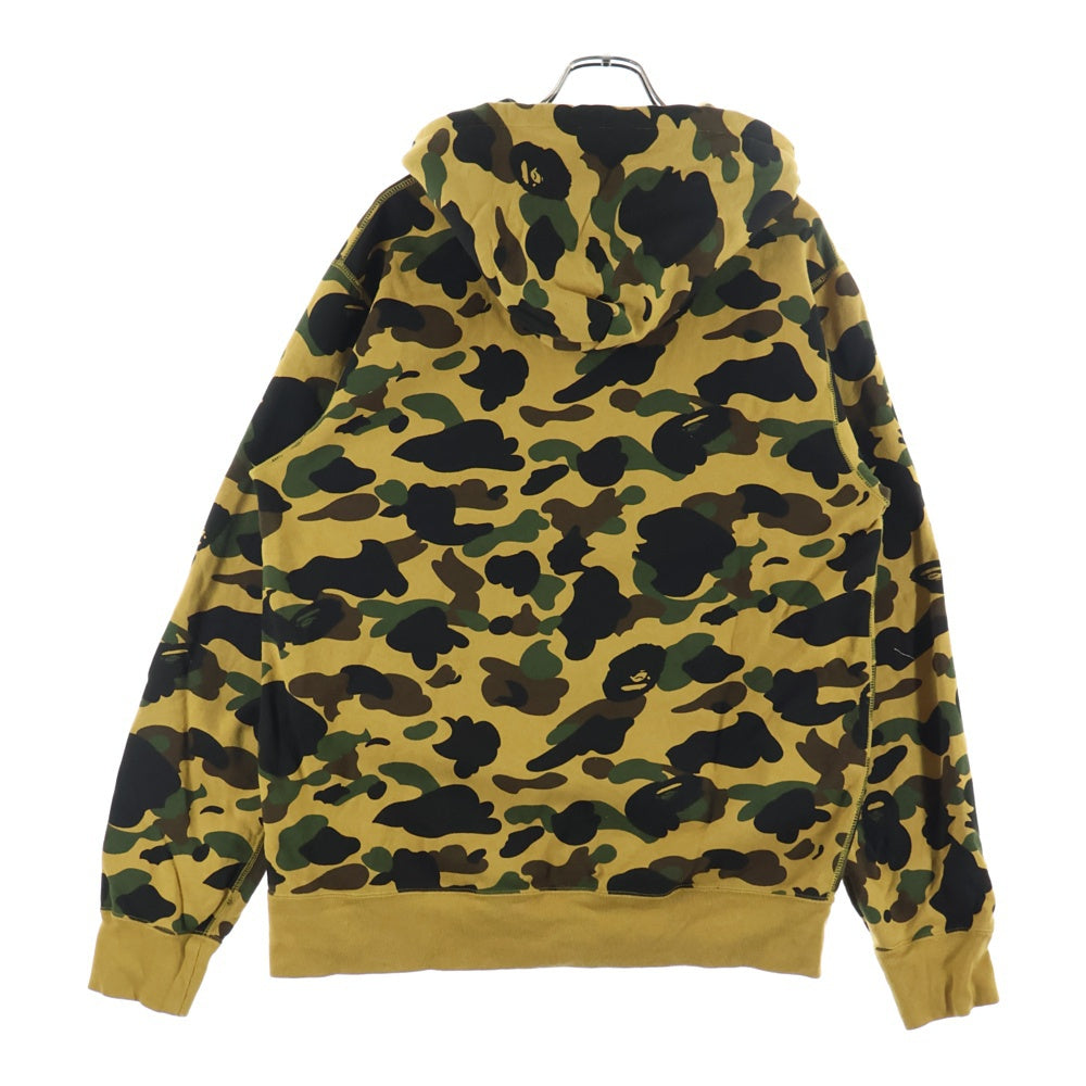 A BATHING APE(アベイシングエイプ) ロゴ プリント サルカモ スウェット プルオーバー パーカー マルチ 001PPL801007M