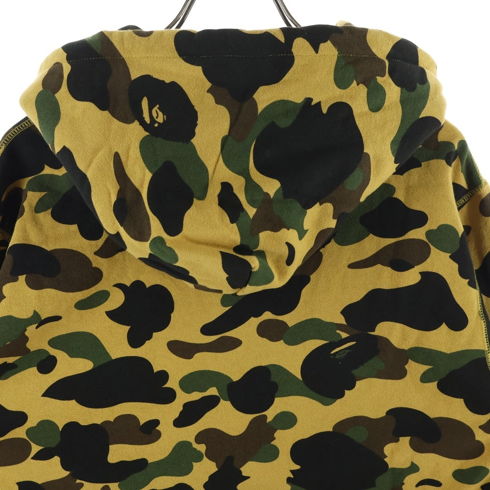 A BATHING APE(アベイシングエイプ) ロゴ プリント サルカモ スウェット プルオーバー パーカー マルチ 001PPL801007M