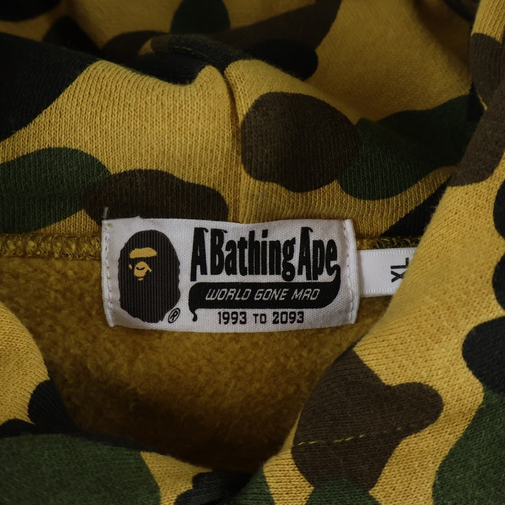 A BATHING APE(アベイシングエイプ) ロゴ プリント サルカモ スウェット プルオーバー パーカー マルチ 001PPL801007M