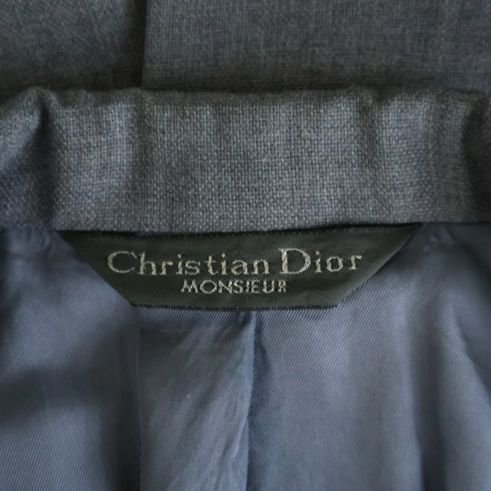 Christian Dior MONSIEUR(クリスチャンディオールムッシュ) CDロゴ 2ボタン シングル テーラードジャケット グレー