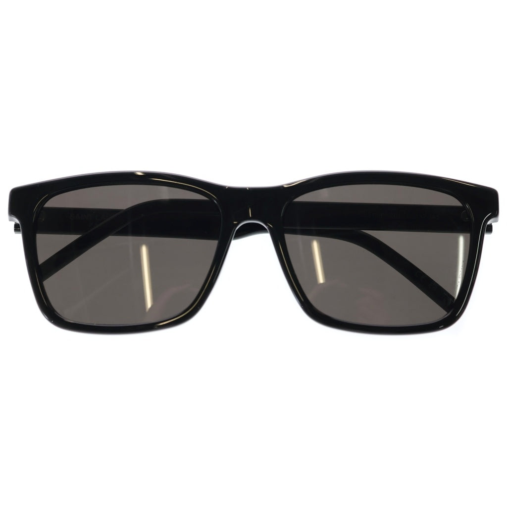 SAINT LAURENT PARIS(サンローランパリ) サイドロゴ スクエアフレーム サングラス アイウェア ブラック SL318/F