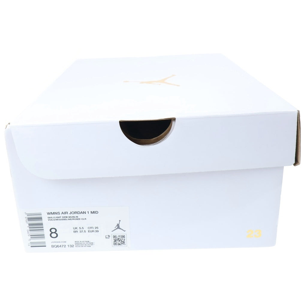 NIKE(ナイキ) WMNS AIR JORDAN 1 MID ウィメンズ エアジョーダン1 ミッドカット スニーカー ブルー US8/25cm レディース