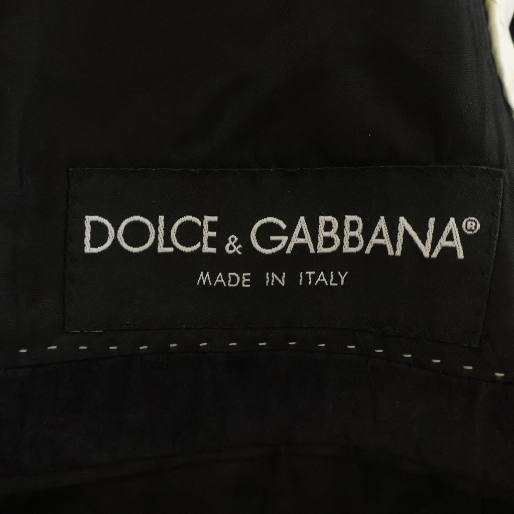 DOLCE & GABBANA(ドルチェアンドガッバーナ) Velor Tuxedo Jacket ベロアタキシードジャケット ブラック G2620T