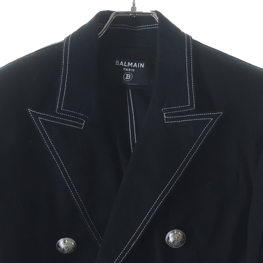 BALMAIN(バルマン) ダブルブレスト ジャケット ブラック 7110D045
