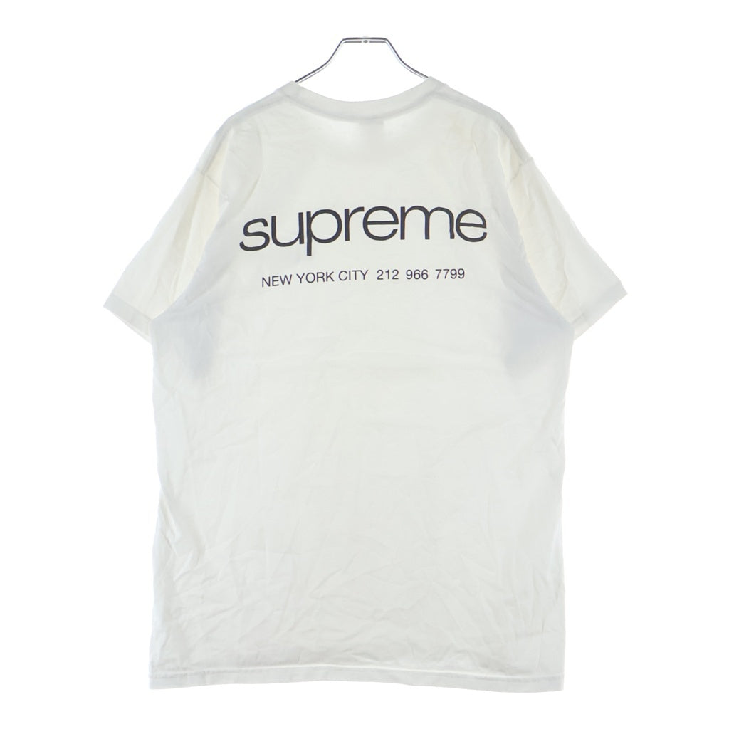 SUPREME(シュプリーム) 23AW NYC Tee ニューヨーク シティ プリント クルーネック 半袖Tシャツ カットソー ホワイト