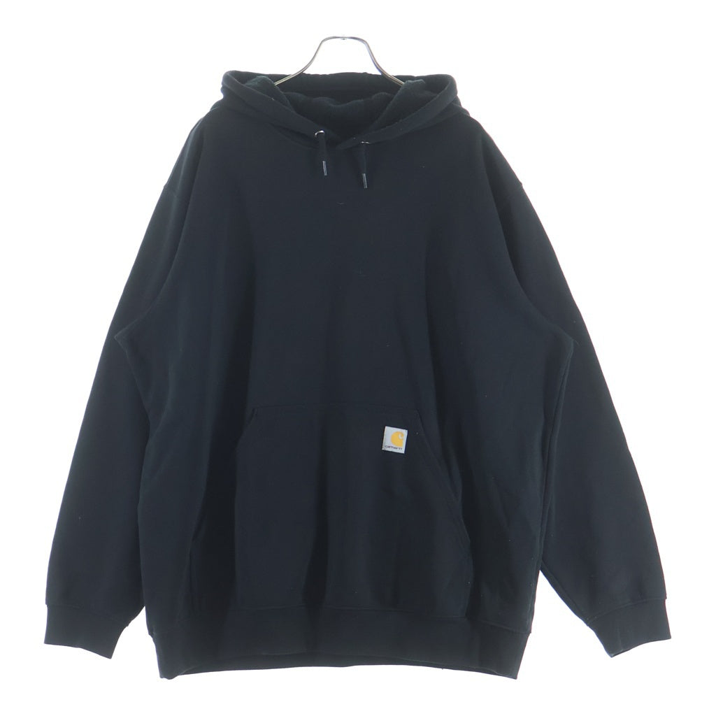 CARHARTT(カーハート) 24SS HOODED PULLOVER MIDWEIGHT SWEATSHIRT フーデッド プルオーバー ミッドウェイト スウェットシャツ ブラック TS0121