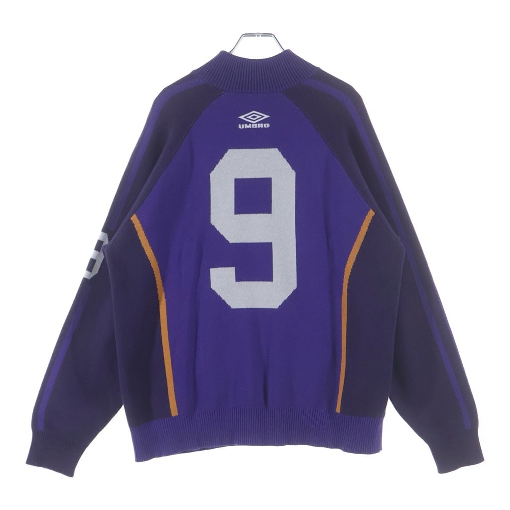 SUPREME(シュプリーム) 25SS ×UMBRO Zip Up Sweater アンブロ ジップアップニットセータートラックジャケット パープル