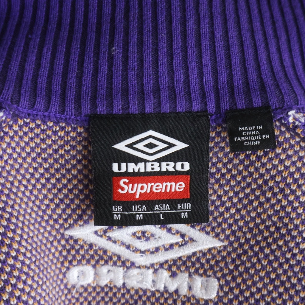 SUPREME(シュプリーム) 25SS ×UMBRO Zip Up Sweater アンブロ ジップ