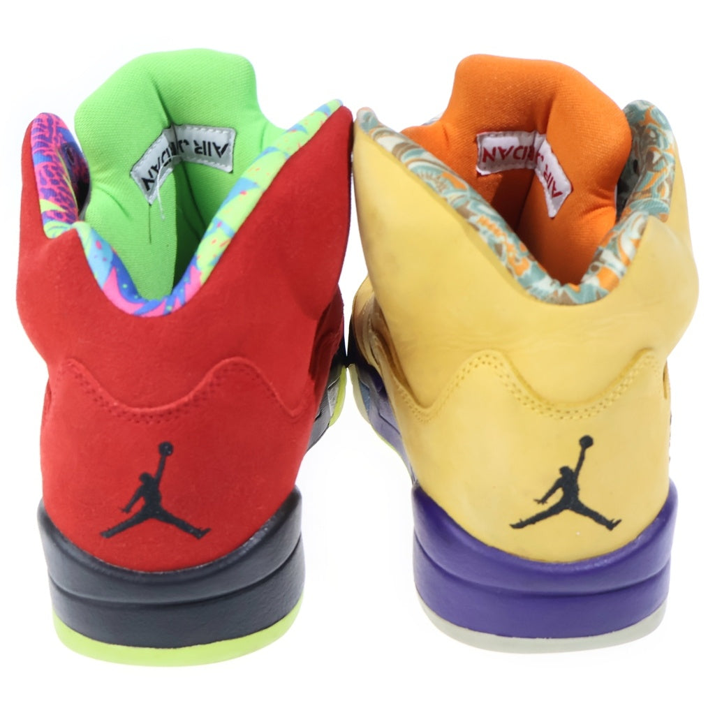 NIKE(ナイキ) AIR JORDAN 5 RETRO SE WHAT THE エアジョーダン 5 ワットザ ハイカットスニーカー マルチ US9/27cm CZ5725-700