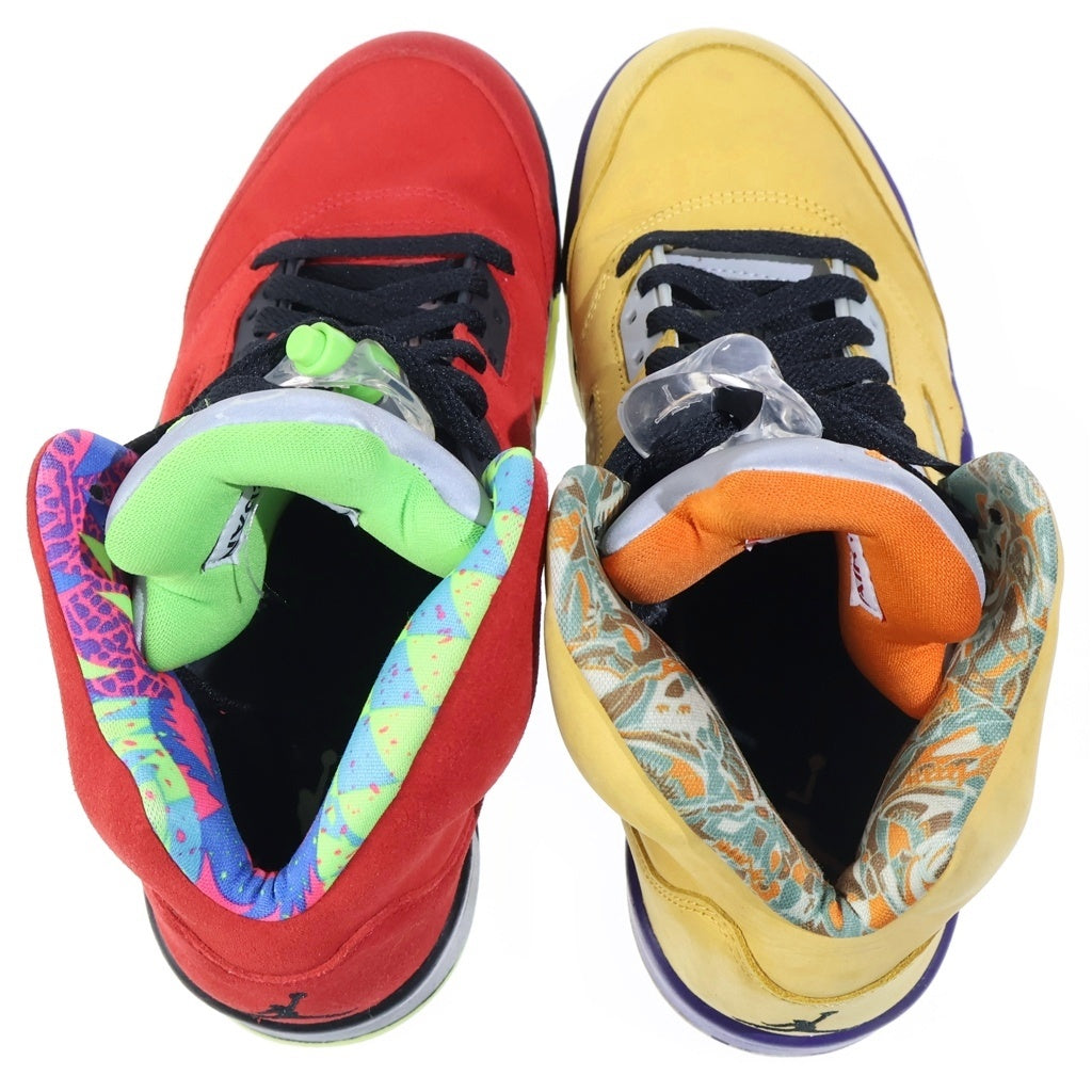 NIKE(ナイキ) AIR JORDAN 5 RETRO SE WHAT THE エアジョーダン 5 ワットザ ハイカットスニーカー マルチ US9/27cm CZ5725-700