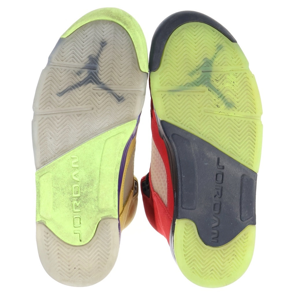 NIKE(ナイキ) AIR JORDAN 5 RETRO SE WHAT THE エアジョーダン 5 ワットザ ハイカットスニーカー マルチ US9/27cm CZ5725-700