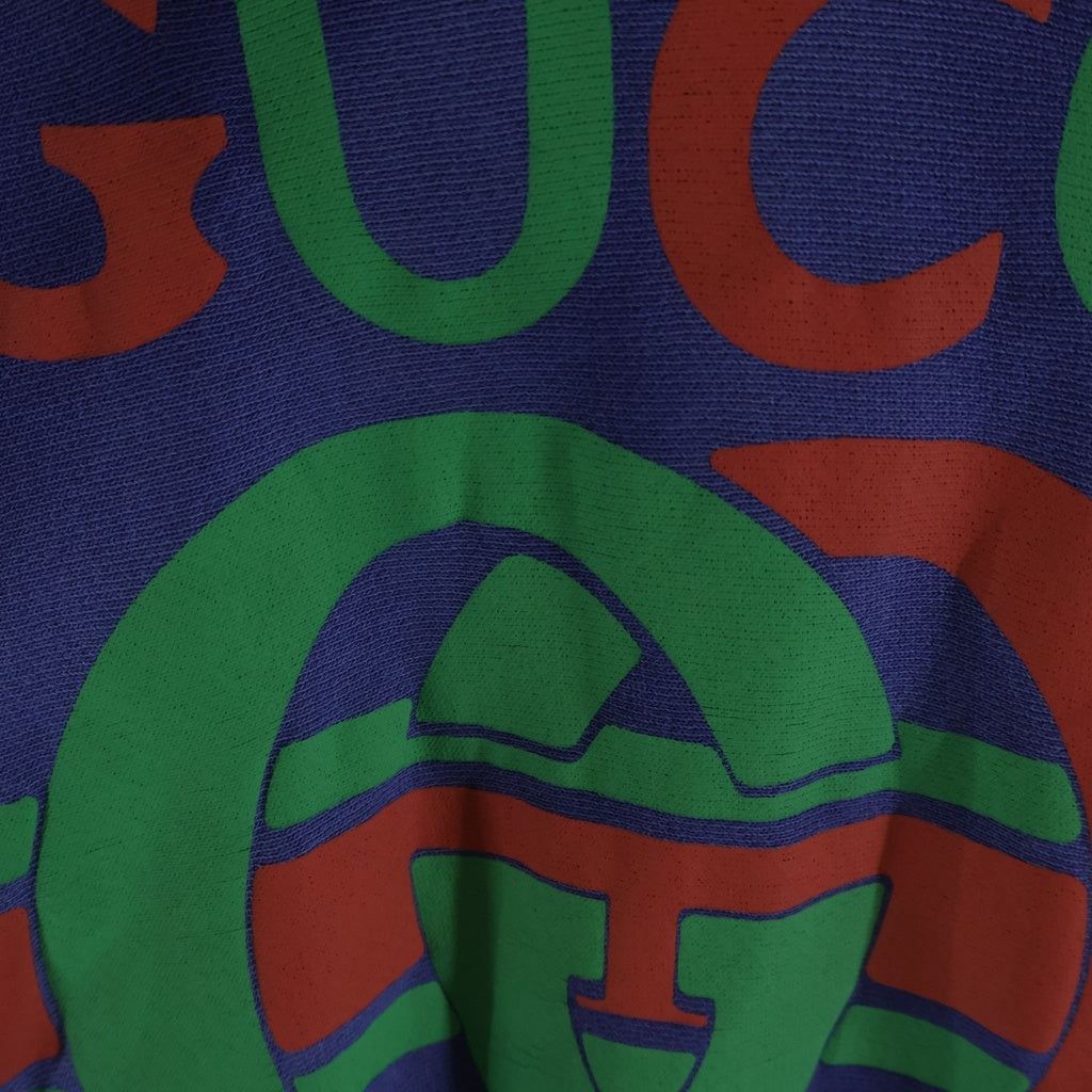 GUCCI(グッチ) 19SS インターロッキングG スウェット プルオーバー パーカー ネイビー 569828