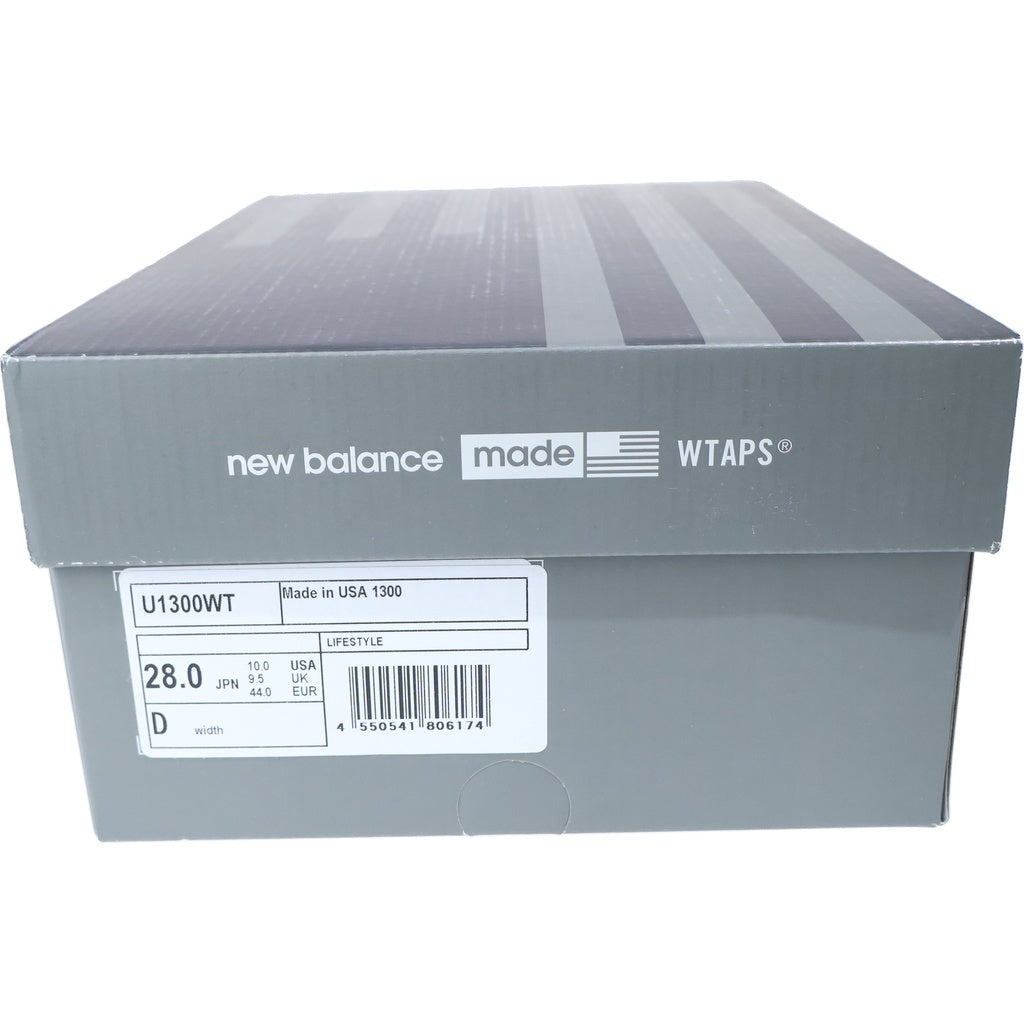 New Balance(ニューバランス) × WTAPS U1300WT レザー ローカットスニーカー ブラック US10/28cm