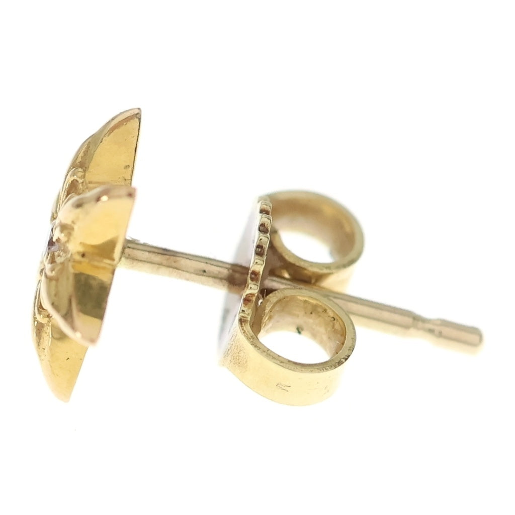CHROME HEARTS(クロムハーツ) 22K CO STAR 1DIA スター 1ダイヤ スタッドピアス ゴールド